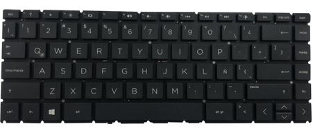 TECLADO HP 14-CK 14-CM 14-CD 14-CE NEGRO ESPAÑOL (ENTER HORIZONTAL)